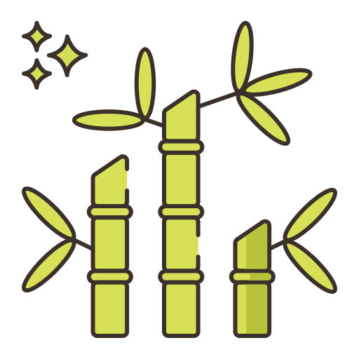 bambus Generic Outline Color ikona