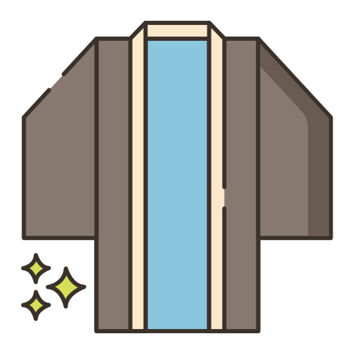 羽織 Generic Outline Color icon