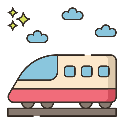 shinkansen Generic Outline Color icona