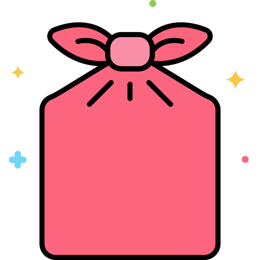 風呂敷 Generic Outline Color icon