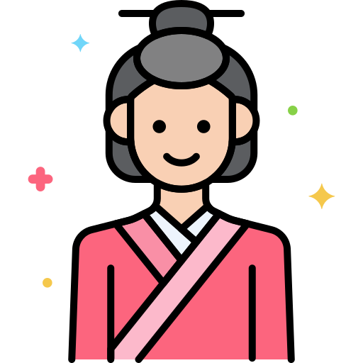 geisha Generic Outline Color icon