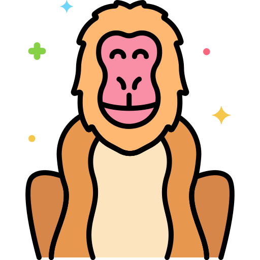 macaco Generic Outline Color icona