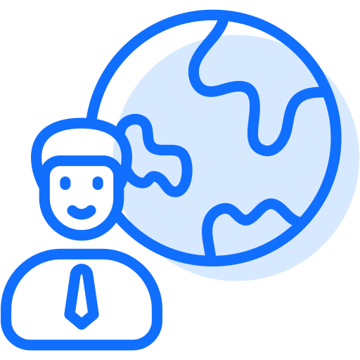 usługi globalne Generic Blue ikona
