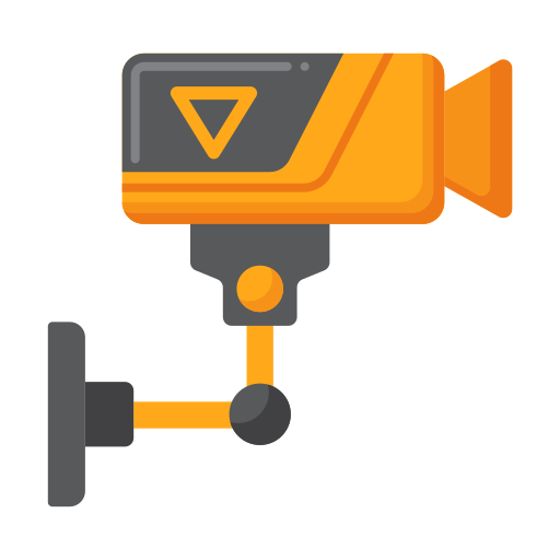 cámara de cctv Generic Flat icono