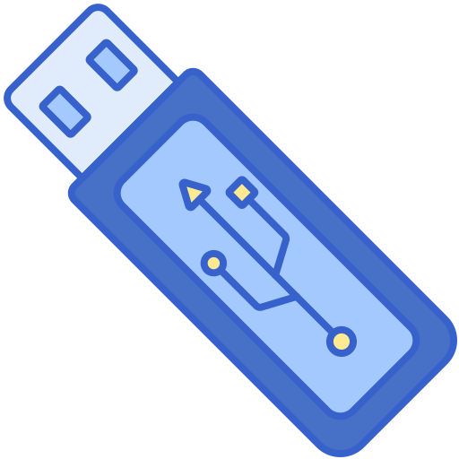 flash-disk Generic Outline Color icon
