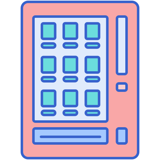 automat do sprzedaży Generic Outline Color ikona