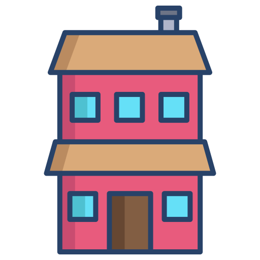 huis Generic color outline icoon
