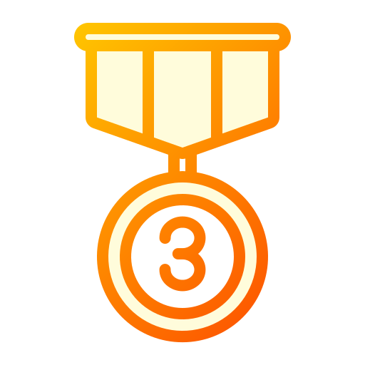 Медаль Generic Lineal Color Gradient иконка