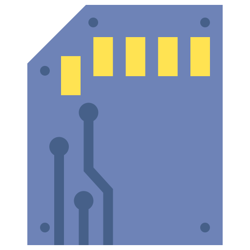 speicherkarte Generic Flat icon