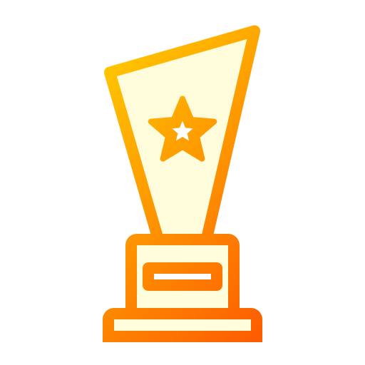 trofeo Generic Lineal Color Gradient icono