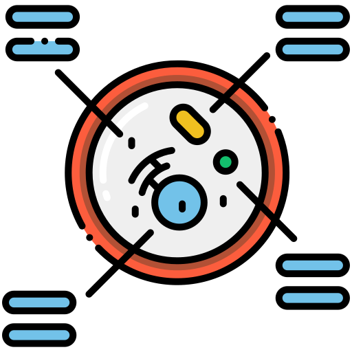Cell Generic Outline Color icon