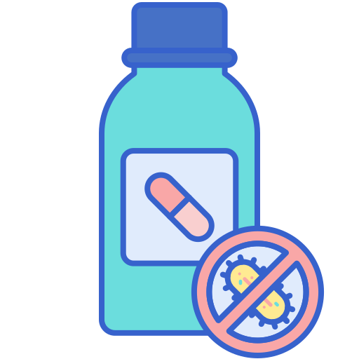 항생제 Generic Outline Color icon