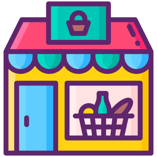 supermarkt Generic Outline Color icoon