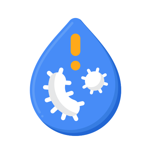 agua contaminada Generic Flat icono