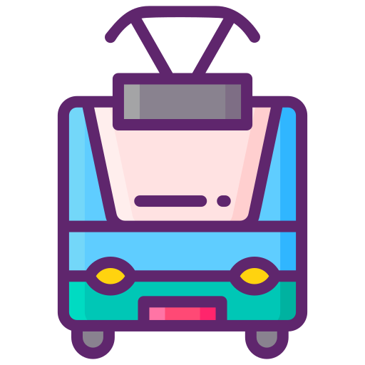 transport publiczny Generic Outline Color ikona