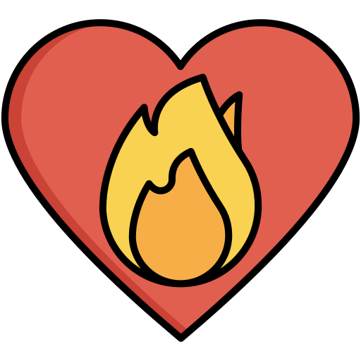 Passion Generic Outline Color icon