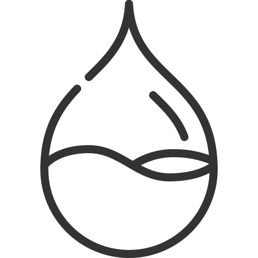 waterdruppel Generic Detailed Outline icoon