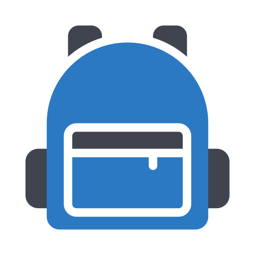 rucksack Generic Blue icon