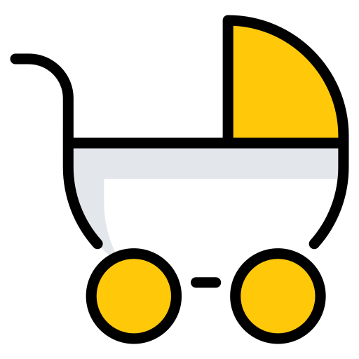 wózek dziecięcy Generic Fill & Lineal ikona
