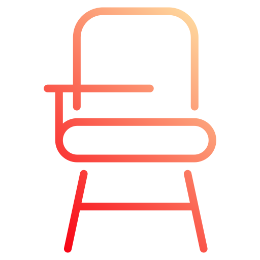 silla alta Generic Gradient icono
