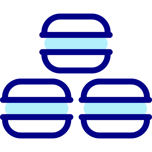 마카롱 Detailed Mixed Lineal color icon