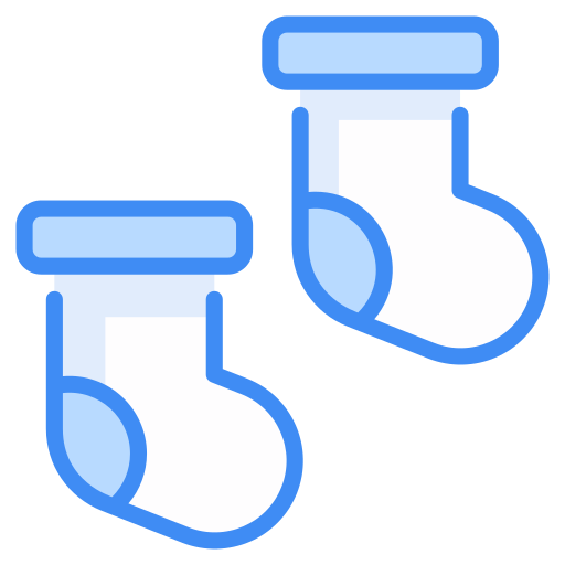 baby sokken Generic Blue icoon