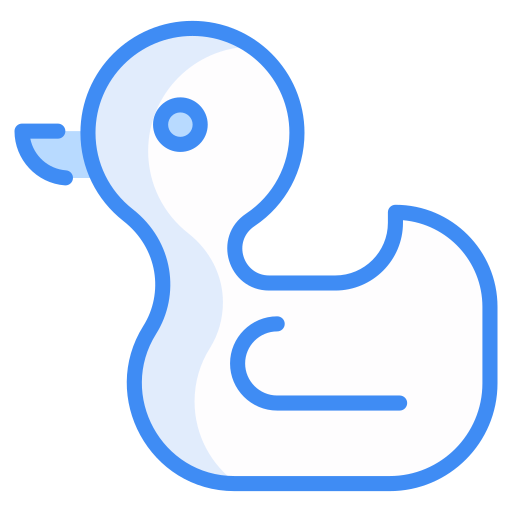 ゴム製のアヒル Generic Blue icon