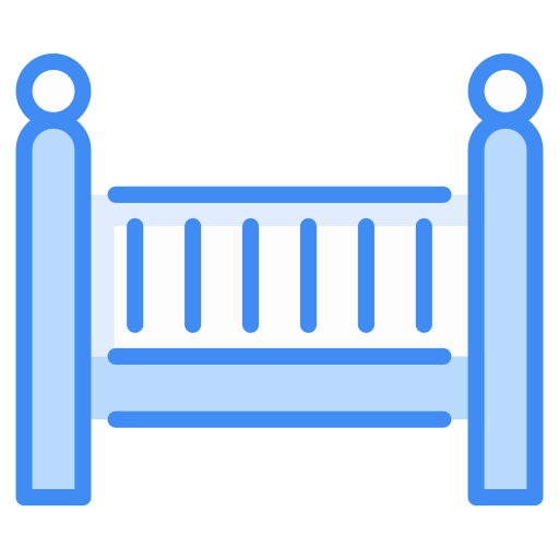 детская кроватка Generic Blue иконка