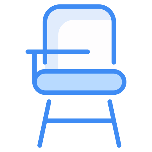 hoge stoel Generic Blue icoon