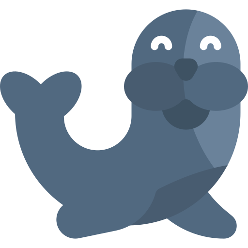 Seal Kawaii Flat icon