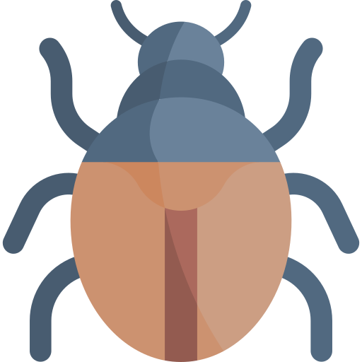 Bug Kawaii Flat icon