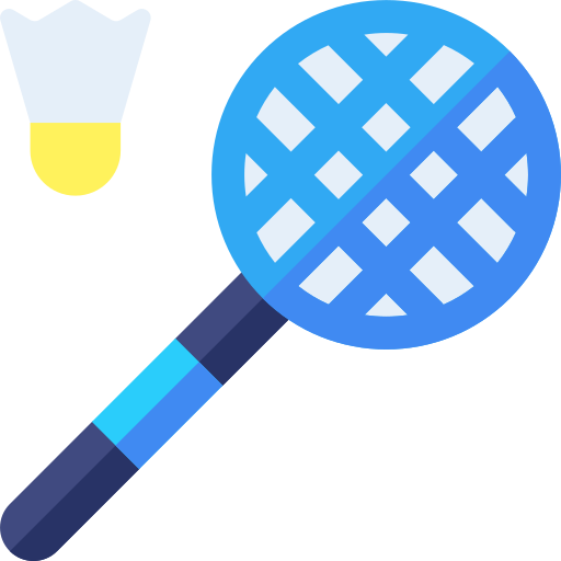 badminton Basic Rounded Flat ikona