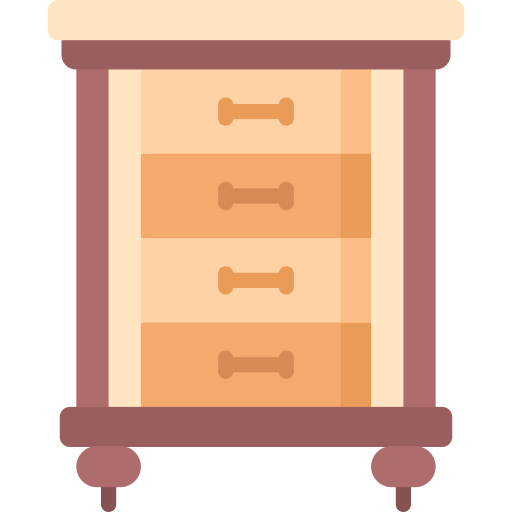 Chest of drawers Special Flat icon