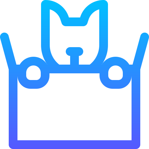 gato Basic Gradient Lineal color icono