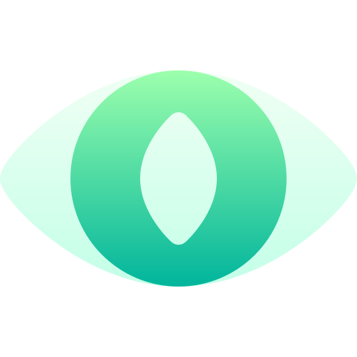 Глаз Basic Gradient Gradient иконка