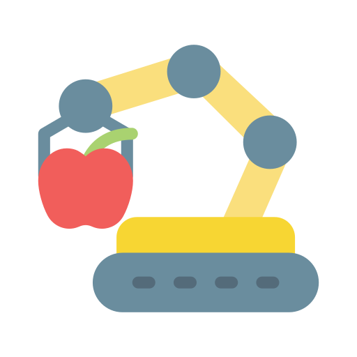 Robot arm Vector Stall Flat icon