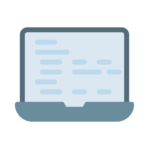 Web programming Vector Stall Flat icon