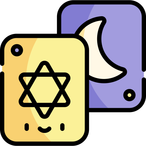 Tarot Kawaii Lineal color icon