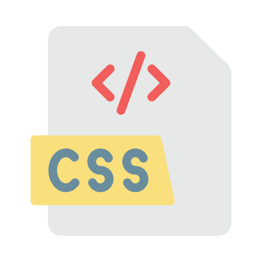 css-bestand Vector Stall Flat icoon
