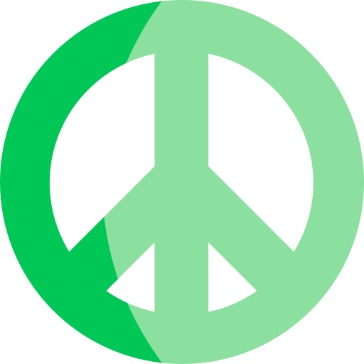 Peace Kawaii Flat icon