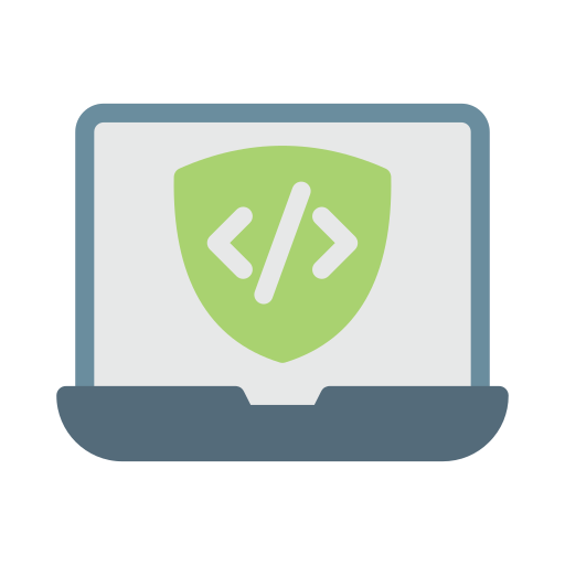 Cyber security Vector Stall Flat icon