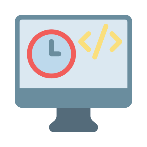 Time Vector Stall Flat icon