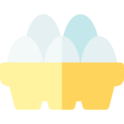 eieren Basic Rounded Flat icoon