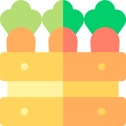 zanahorias Basic Rounded Flat icono
