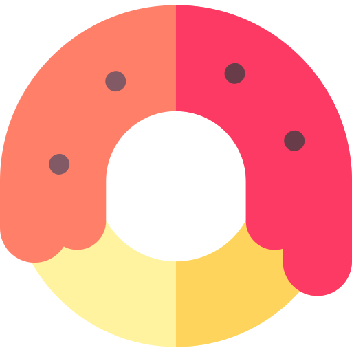 Пончик Basic Rounded Flat иконка