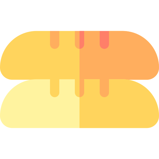 chleb Basic Rounded Flat ikona