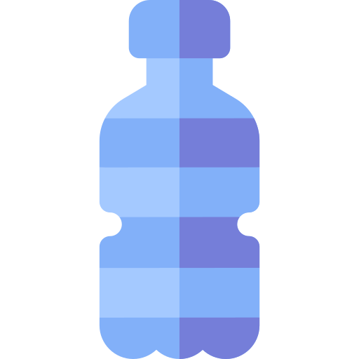 butelka wody Basic Rounded Flat ikona