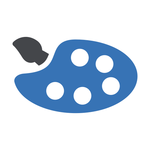 색상 팔레트 Generic Blue icon