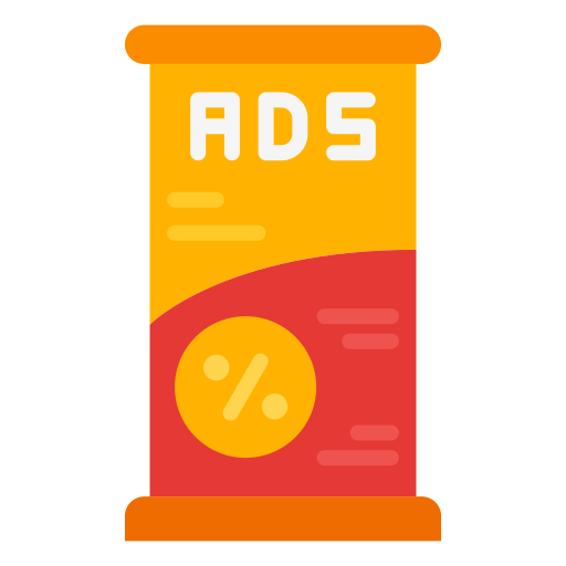 Ads Generic Flat icon