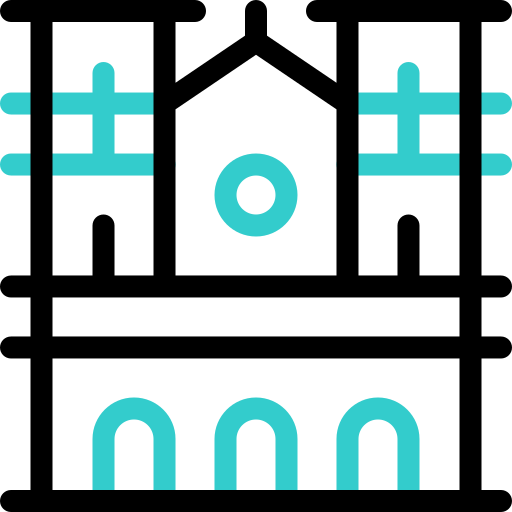 노트르담 Basic Accent Outline icon